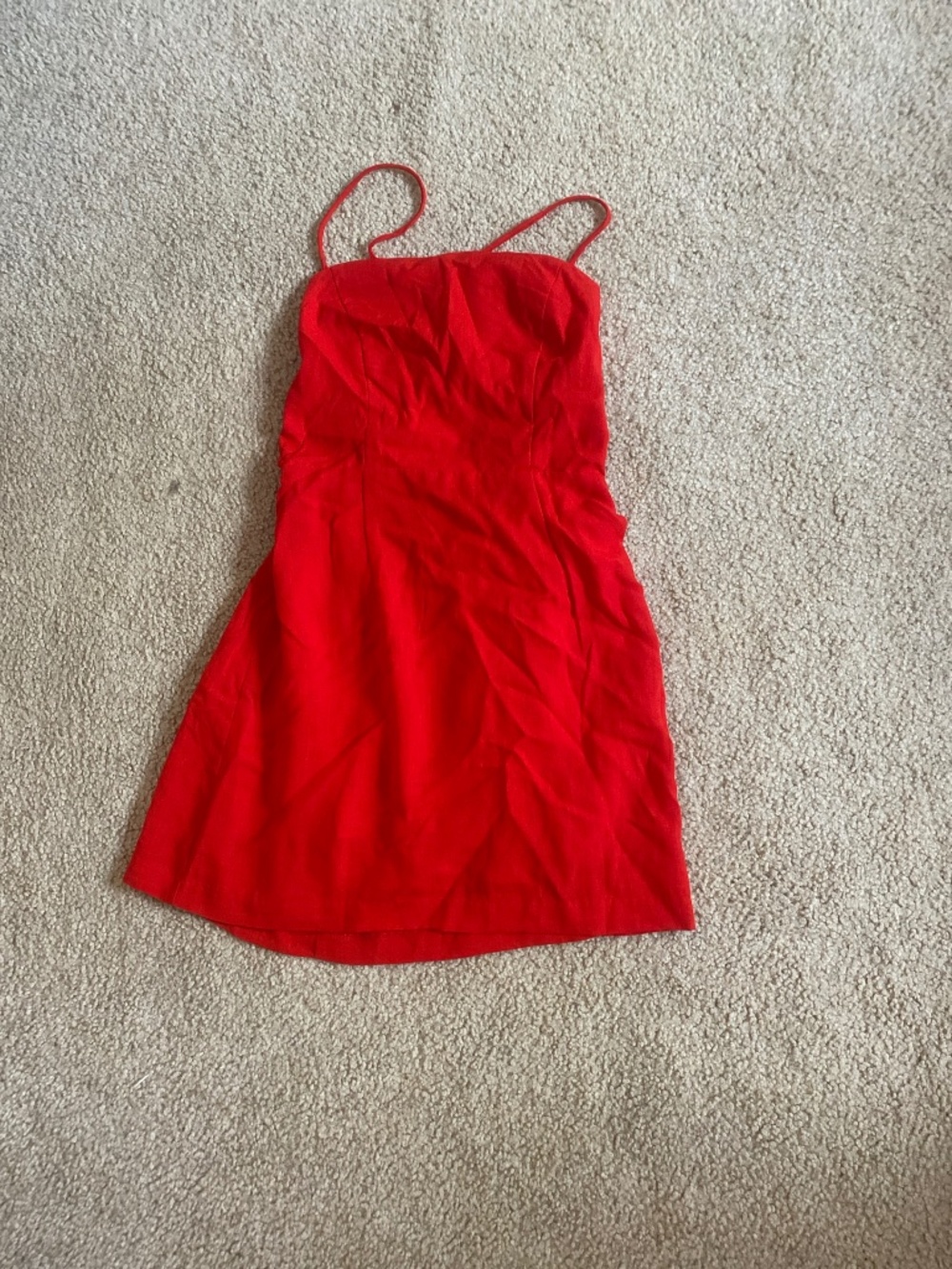 Red Princess Polly Mini Dress
